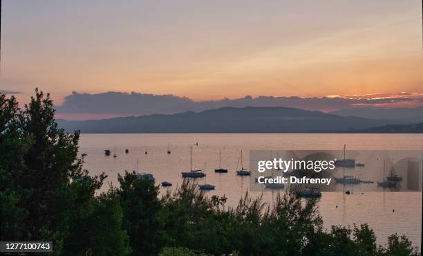 ile sainte marguerite - cannes beach stock pictures, royalty-free photos & images