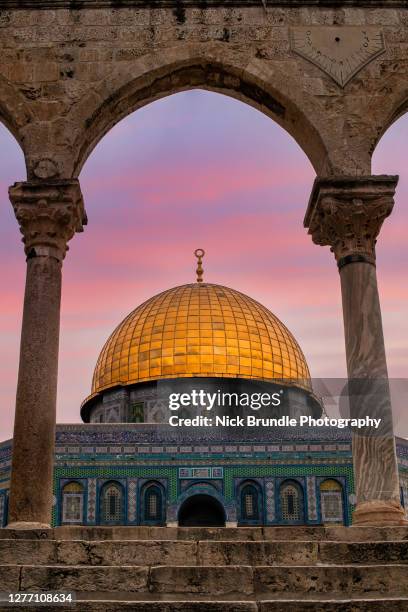 al-aqsa mosque, jerusalem, israel - dome of the rock 個照片及圖片檔