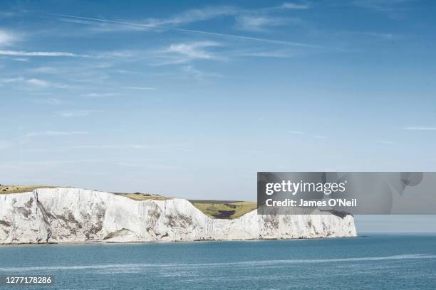 white cliffs of dover, u.k. - cliffs of dover stock pictures, royalty-free photos & images