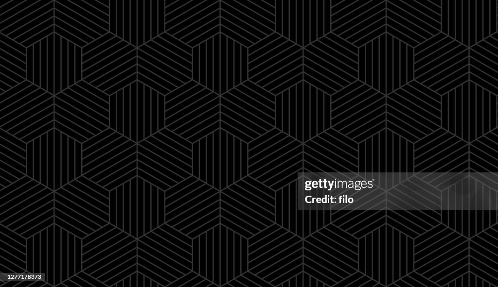 Seamless Dark Hexagon Texture Abstract Background High-Res Vector Graphic -  Getty Images
