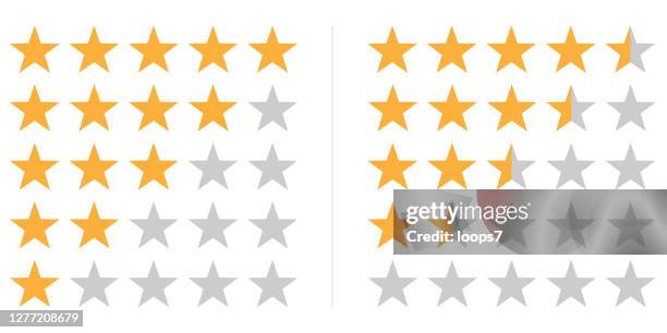 ilustrações de stock, clip art, desenhos animados e ícones de rating stars collection - hotel de luxo