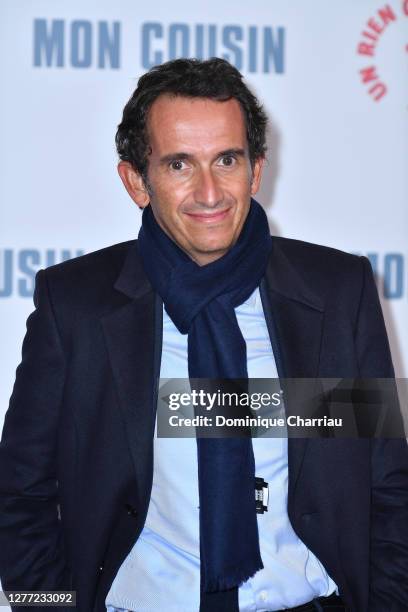 Alexandre Bompard attends the "Mon Cousin" premiere at Le Grand Rex on September 28, 2020 in Paris, France.