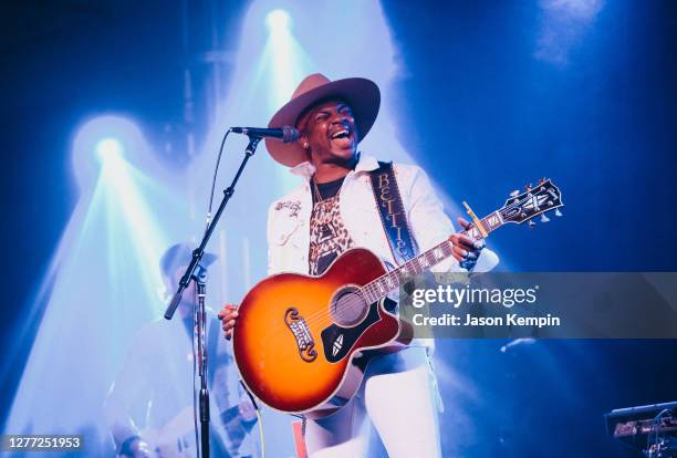 Singer & songwriter Jimmie Allen performs at 3rd & Lindsley on September 28, 2020 in Nashville, Tennessee.