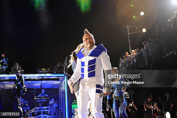 Apl.de.ap of The Black Eyed Peas performs onstage at CHASE Presents The Black Eyed Peas and Friends "Concert 4 NYC" benefiting the Robin Hood...