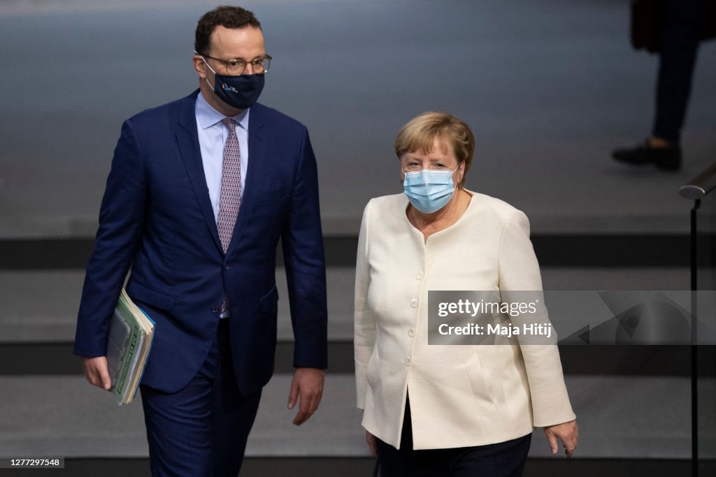 Bundestag Begins 2021 Federal Budget Debates During The Coronavirus Pandemic