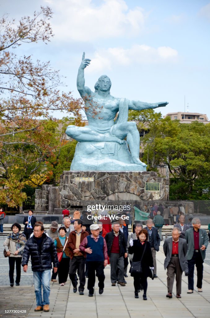 Nagasaki Peace Monument at Nagasaki Peace Park