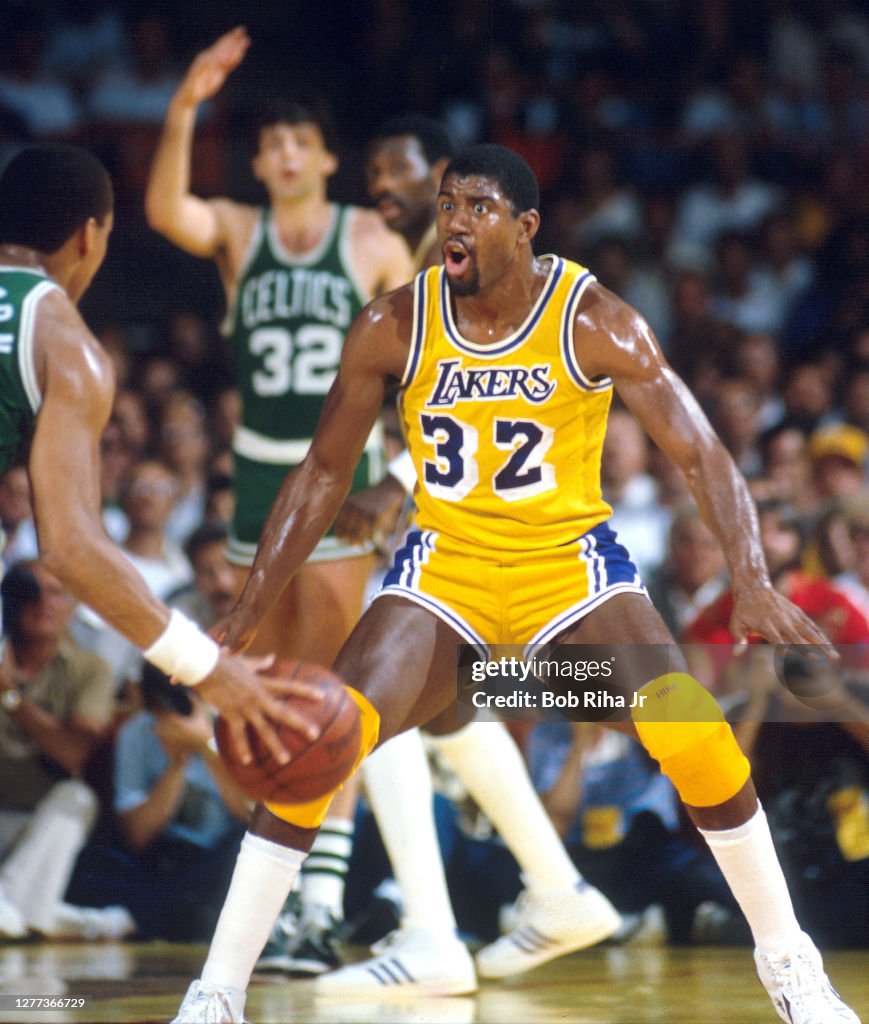 Los Angeles Lakers Earvin "Magic" Johnson NBA Finals 1986