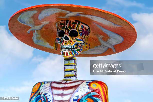 a day of the dead catrina - catrina mexico fotografías e imágenes de stock