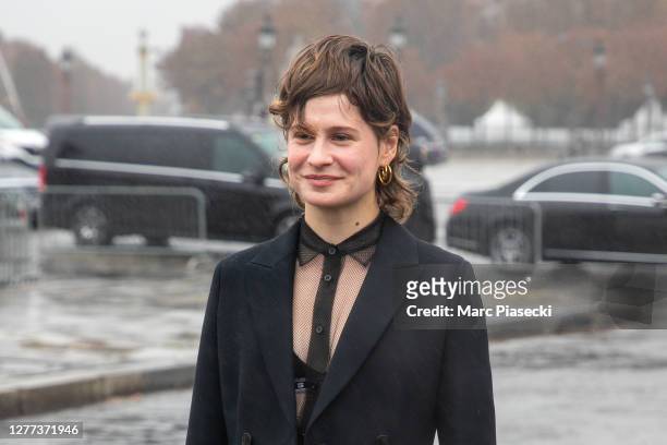 Singer Heloise Letissier a.k.a. 'Christine and the Queens' attends the Dior Womenswear Spring/Summer 2021show as part of Paris Fashion Week on...