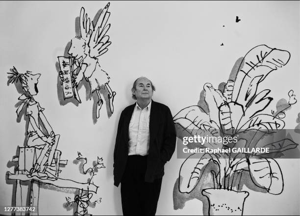 Illustrateur Quentin Blake au Petit Palais, 29 novembre 2005, Paris, France.