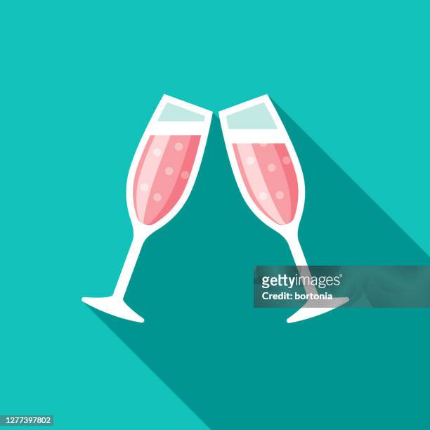 ilustraciones, imágenes clip art, dibujos animados e iconos de stock de champagne anima el icono del voto femenino - copa de champán
