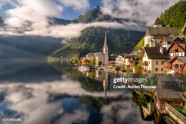 hallstatt, austria, europe - salzkammergut bildbanksfoton och bilder