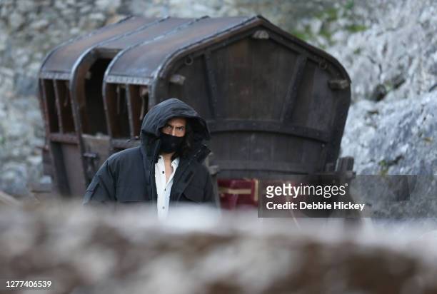 Adam Driver leaving the set of the film 'The Last Duel' on September 29, 2020 in Cahir, Co.Tipperary.