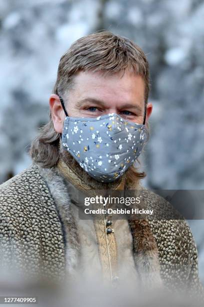 Matt Damon leaving the set of the film 'The Last Duel' on September 29, 2020 in Cahir, Co.Tipperary.