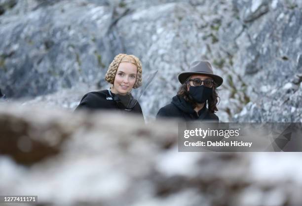 Jodie Comer leaving the set of the film 'The Last Duel' on September 29, 2020 in Cahir, Co.Tipperary.