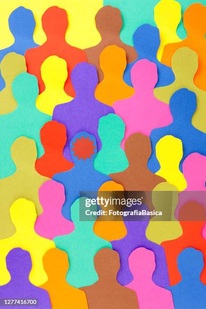 worker man - working side by side stock illustrations