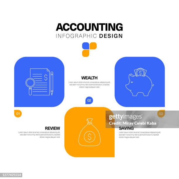 Accounting Pattern Graphics Accounting Infographic Design Concept High-Res Vector Graphic - Getty ...