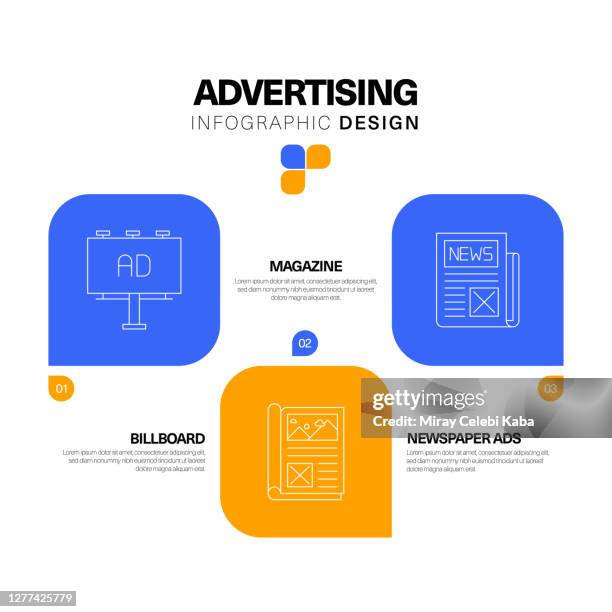 advertising infographic design concept - feedback loop infographic stock illustrations