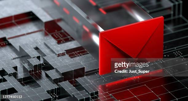 phishing e-mailnetwerk cyber security - e mail stockfoto's en -beelden