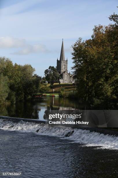 General atmosphere at Cahir Castle where the film 'The Last Duel' is being shot on September 29, 2020 in Cahir, Co.Tipperary, Ireland.