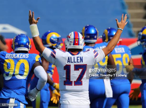 Josh Allen Rams Rams Park Photos and Premium High Res Pictures - Getty Images