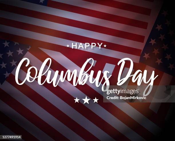 columbus day background. vector - columbus day stock illustrations