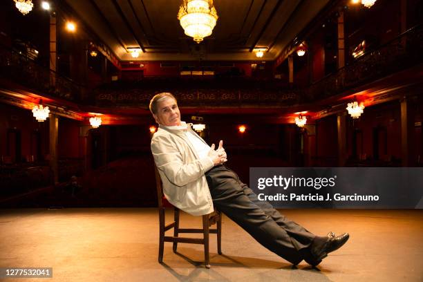 Pedro Ruiz attends the presentation of 'Loc@s. Reir Nos Cura' at Teatro Infanta Isabel on September 30, 2020 in Madrid, Spain.