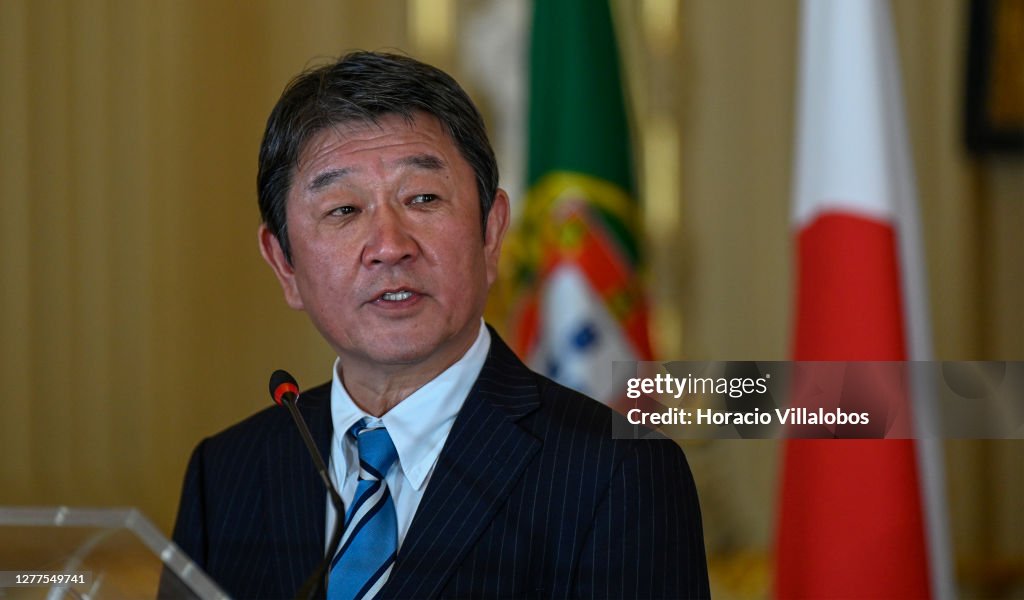 Japanese Minister Of Foreign Affairs Visit To Lisbon