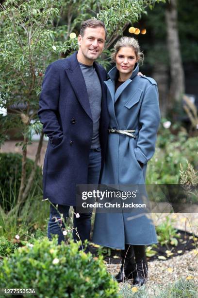 Carly Cole and Joe Cole launch the 11 Foundation and open their first NHS garden with RHS Chelsea Designer Jo Thompson at Queen’s Medical Centre on...