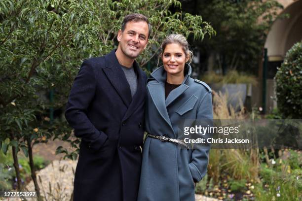 Carly Cole and Joe Cole launch the 11 Foundation and open their first NHS garden with RHS Chelsea Designer Jo Thompson at Queen’s Medical Centre on...