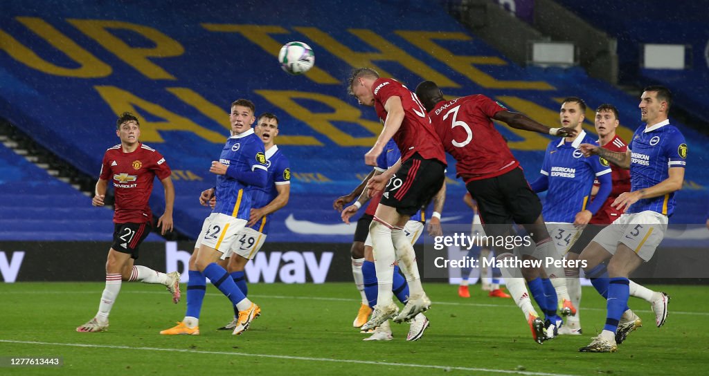 Brighton And Hove Albion v Manchester United - Carabao Cup Fourth Round