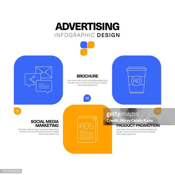 advertising infographic design concept - feedback-loop-infographic stock illustrations