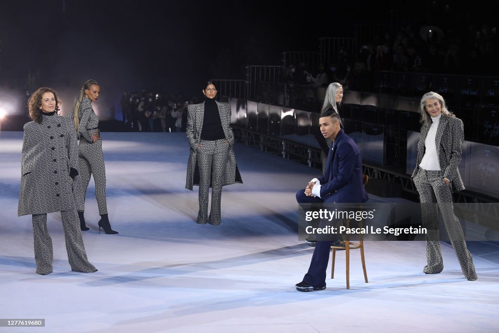 Balmain : Runway - Paris Fashion Week - Womenswear Spring Summer 2021