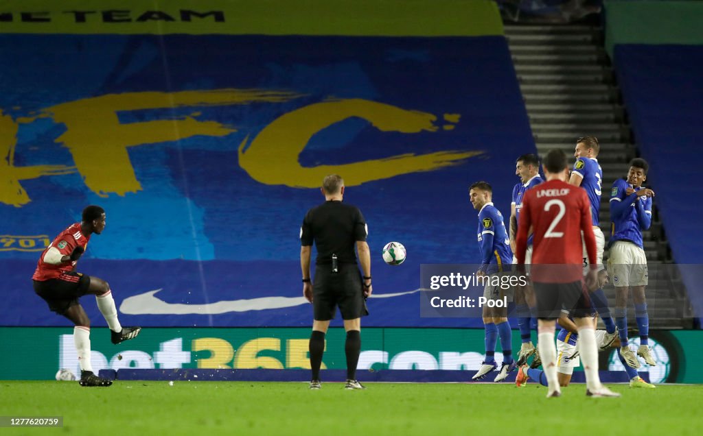 Brighton And Hove Albion v Manchester United - Carabao Cup Fourth Round