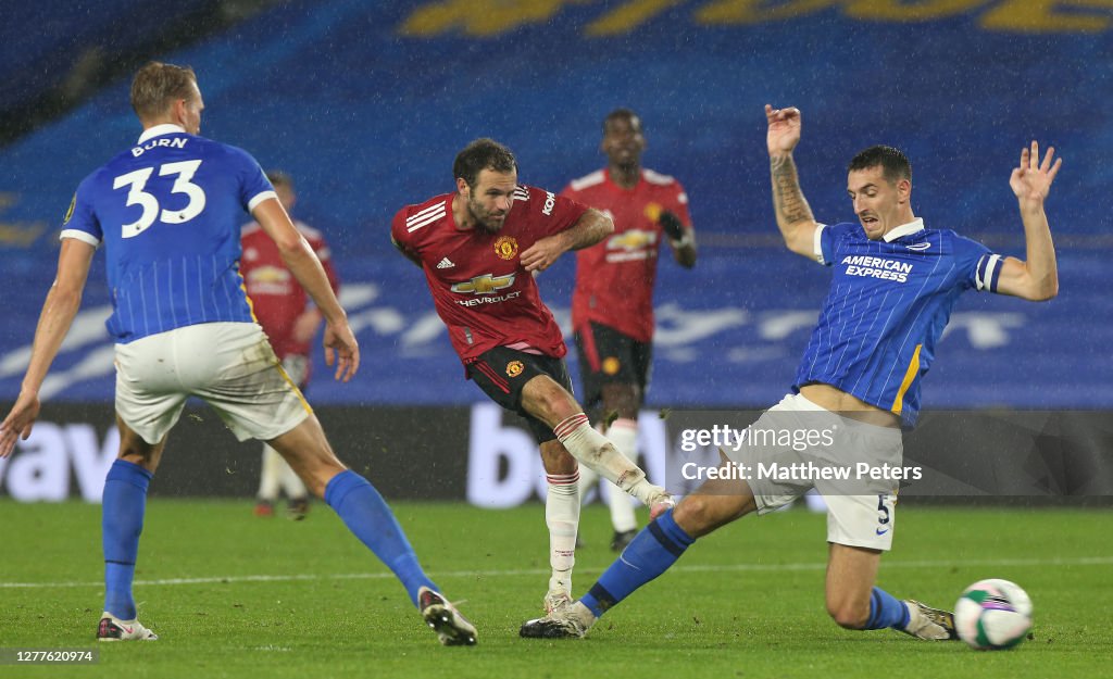 Brighton And Hove Albion v Manchester United - Carabao Cup Fourth Round