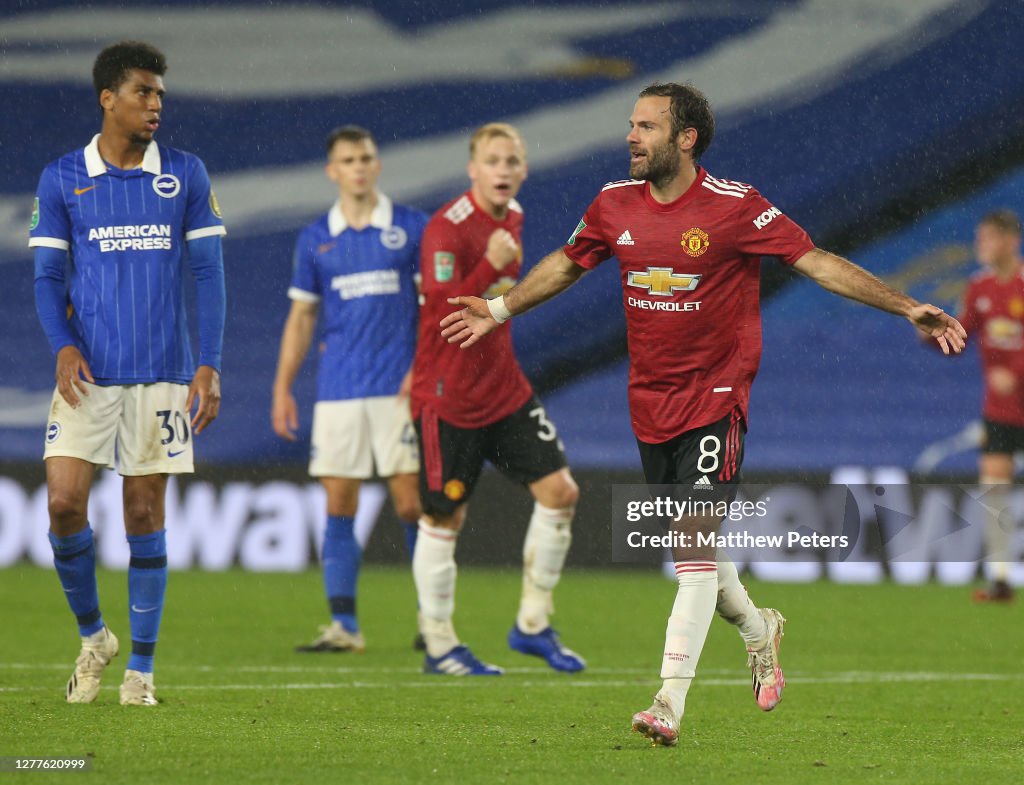 Brighton And Hove Albion v Manchester United - Carabao Cup Fourth Round