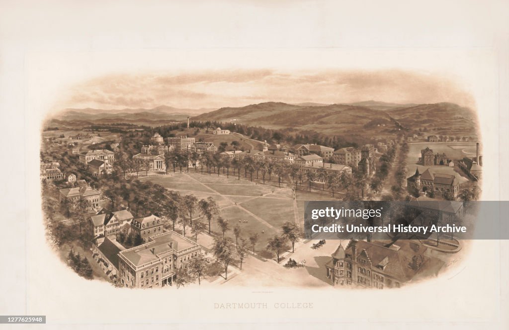 Richard Rummel Dartmouth College, Artist Richard Rummel, Photogravure Print by A.W ...