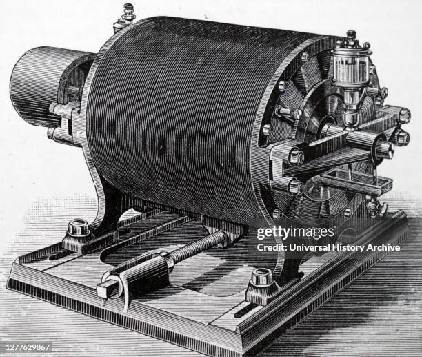 Tesla Asynchronous Machine 22 Tesla Induction Motor Stock Photos, High-Res Pictures, and Images ...
