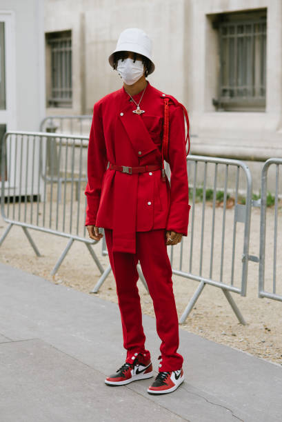 FRA: Street Style At Paris Fashion Week - Womenswear Spring Summer 2021 : Day Three