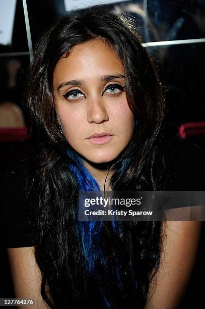 Jesse Jo Stark attends the Chrome Hearts and Colette celebration of their Pete Punk collection launch at Rive Gauche Club on September 30, 2011 in...