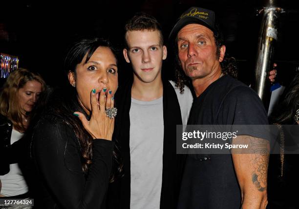 Richard Stark, Maximilien LeBaudyÊand Laurie Lynn Stark attend the Chrome Hearts and Colette celebration of their Pete Punk collection launch at Rive...