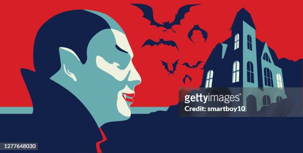 dracula oder vampir - vampir stock-grafiken, -clipart, -cartoons und -symbole