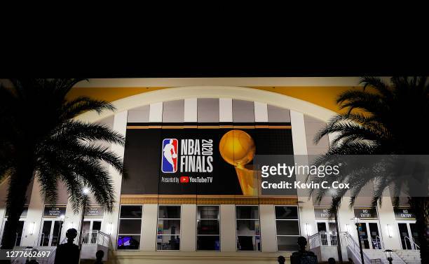 General view of the AdventHealth Arena ahead of the NBA Finals in Game One of the 2020 NBA Finals at AdventHealth Arena at the ESPN Wide World Of...