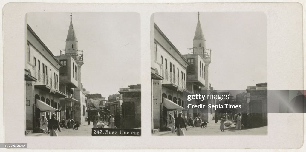 Suez. Une rue, De Wereld-Toerist, 1900 - 1940