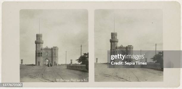 Barrage, Pont sur le Nil, De Wereld-Toerist, 1900