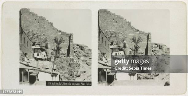 Vallee du Cedron. Le couvent Mar Saba, De Wereld-Toerist, 1900