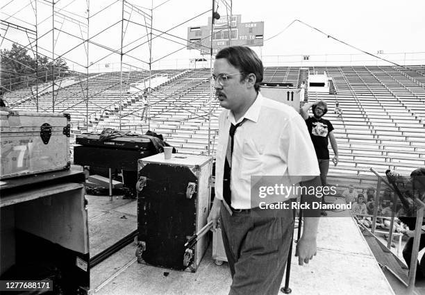 Bun E. Carlos of Cheap Trick performs during Dog Day Afternoon at Bobby Dodd Stadium in Atlanta Georgia, September 07, 1977 (Photo by Rick...
