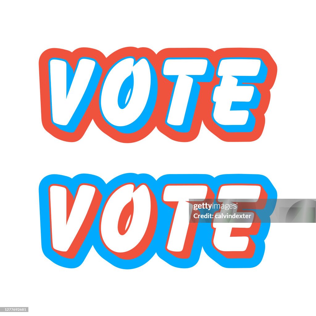 Usa Presidential Elections Vote Design Concept Illustration High-Res ...