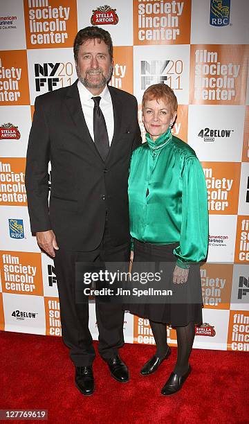 Fraser Heston and Catherine Wyler attend the 2011 New York Film Festival opening night screening of "Carnage" at Alice Tully Hall, Lincoln Center on...