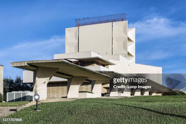 Annie Pfeiffer Chapel designed by Frank Loyd Wright for Florida Southern College in Florida.